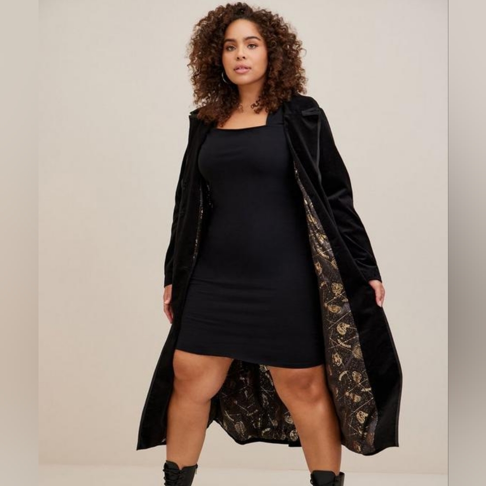 NWT Harry Potter Celestial Velvet 2 Button Coat 2x